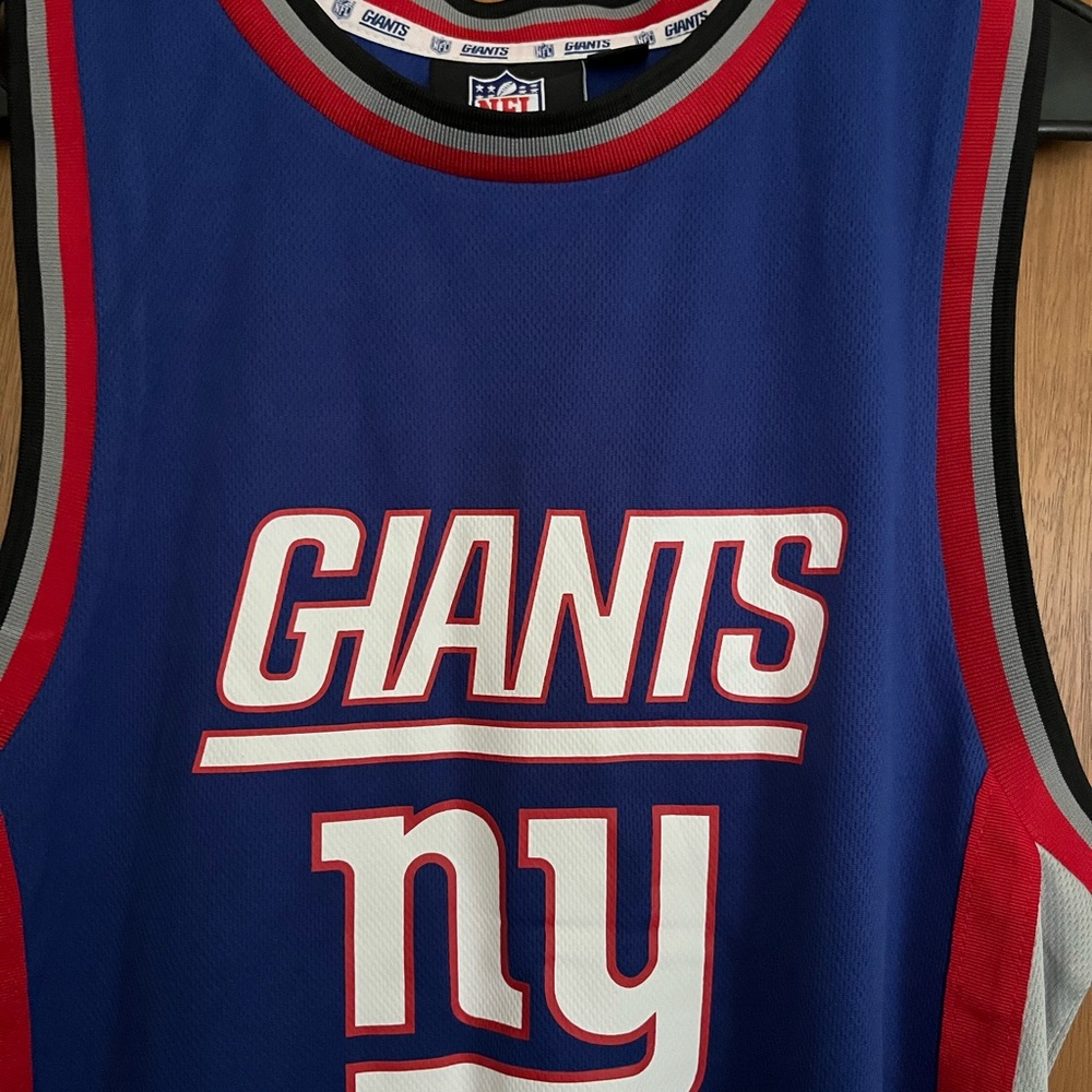 Men's GIANTS NY Primark Blue and Red Jersey Shirt